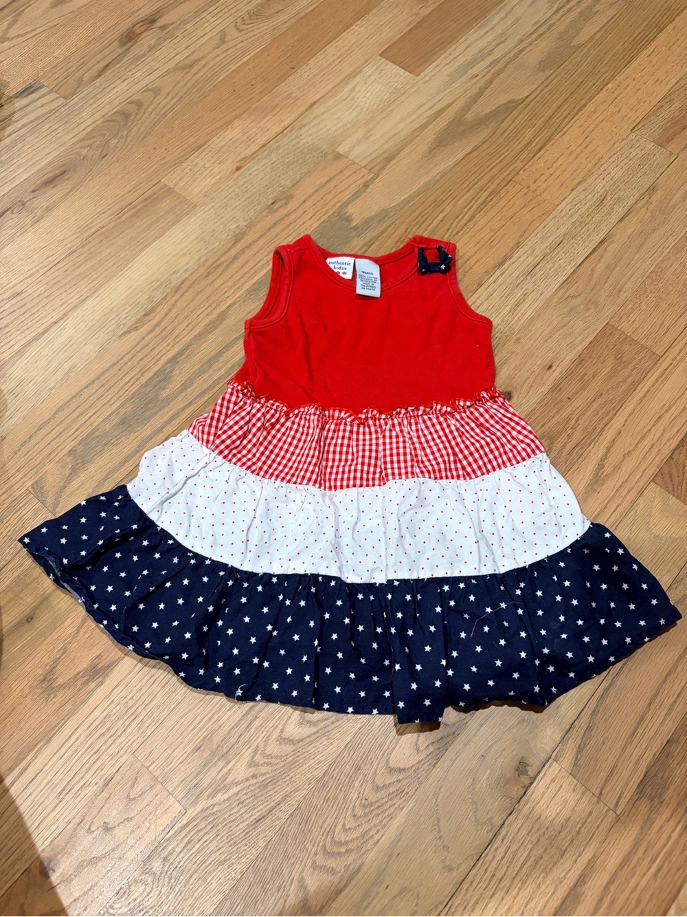 Authentic Kids brand baby girl patriotic dress